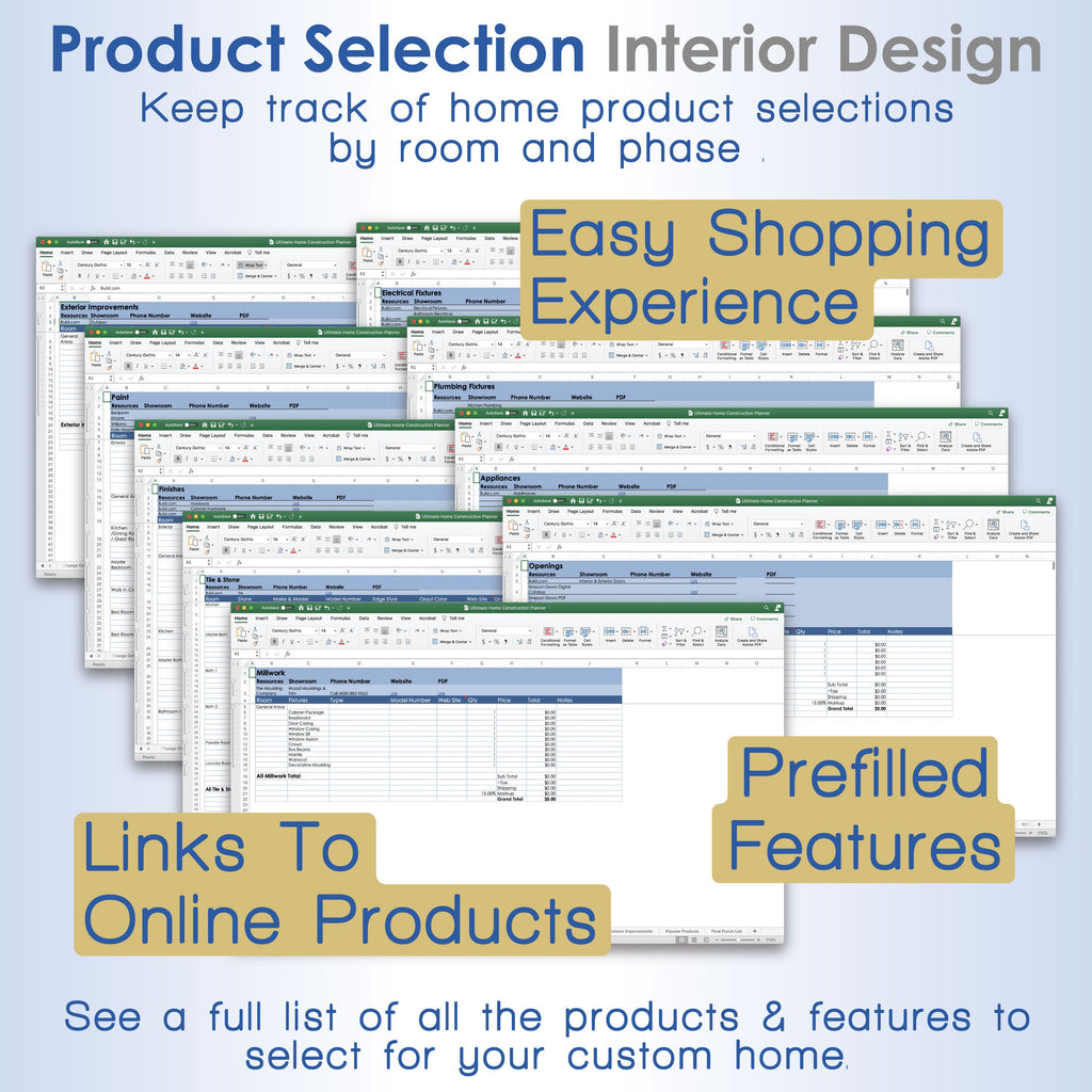 The Ultimate Home Construction Planner - Custom Home Edition