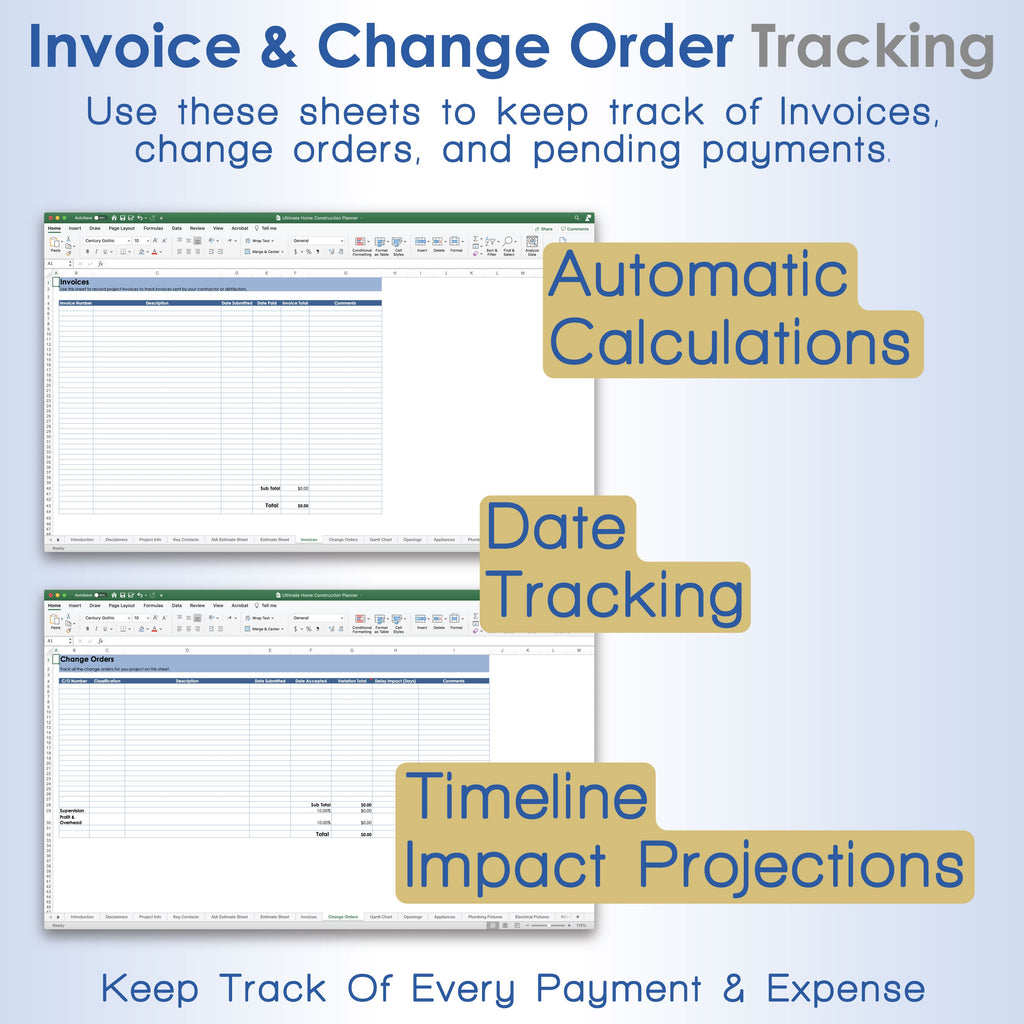 The Ultimate Home Construction Planner - Custom Home Edition