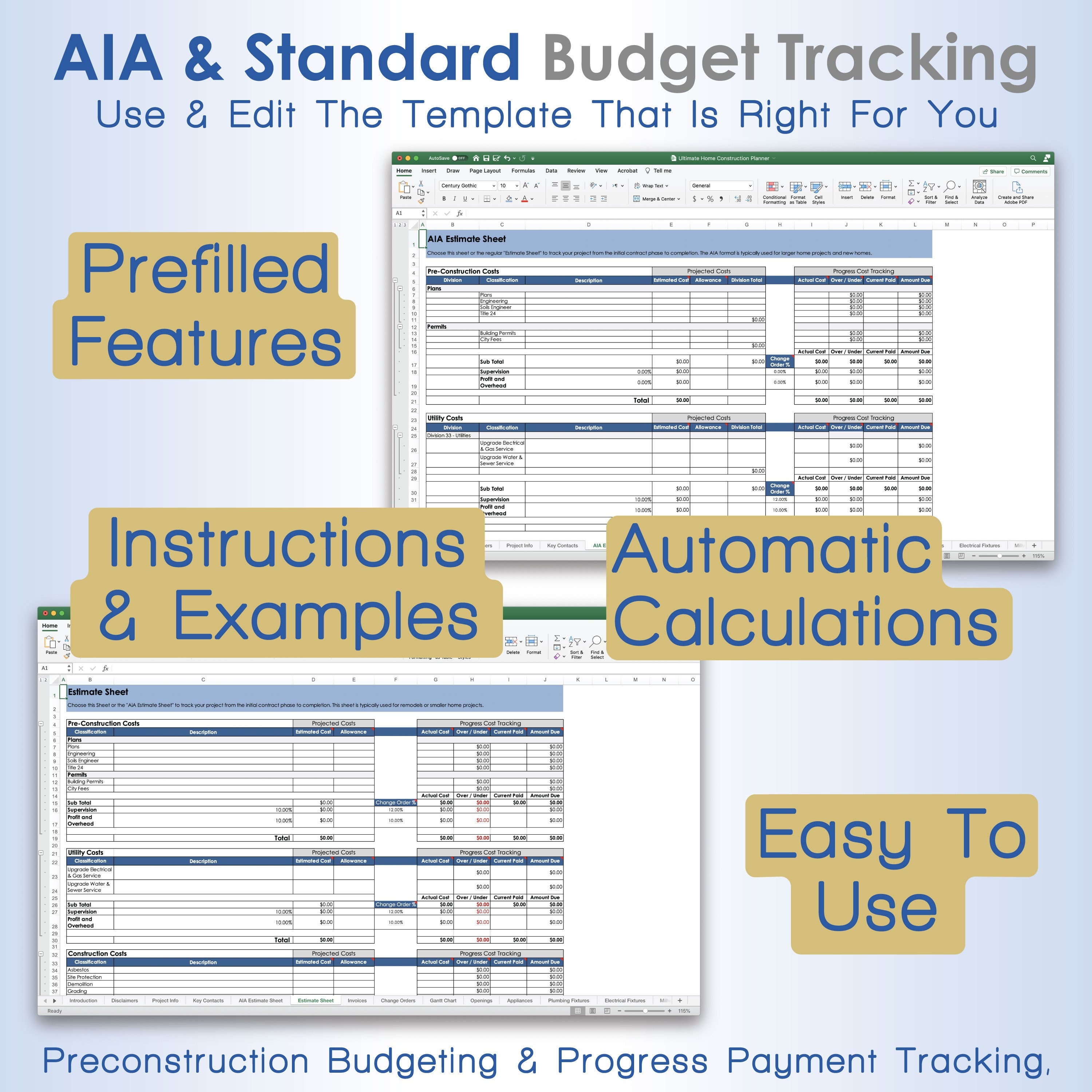 The Ultimate Home Construction Planner - Custom Home Edition