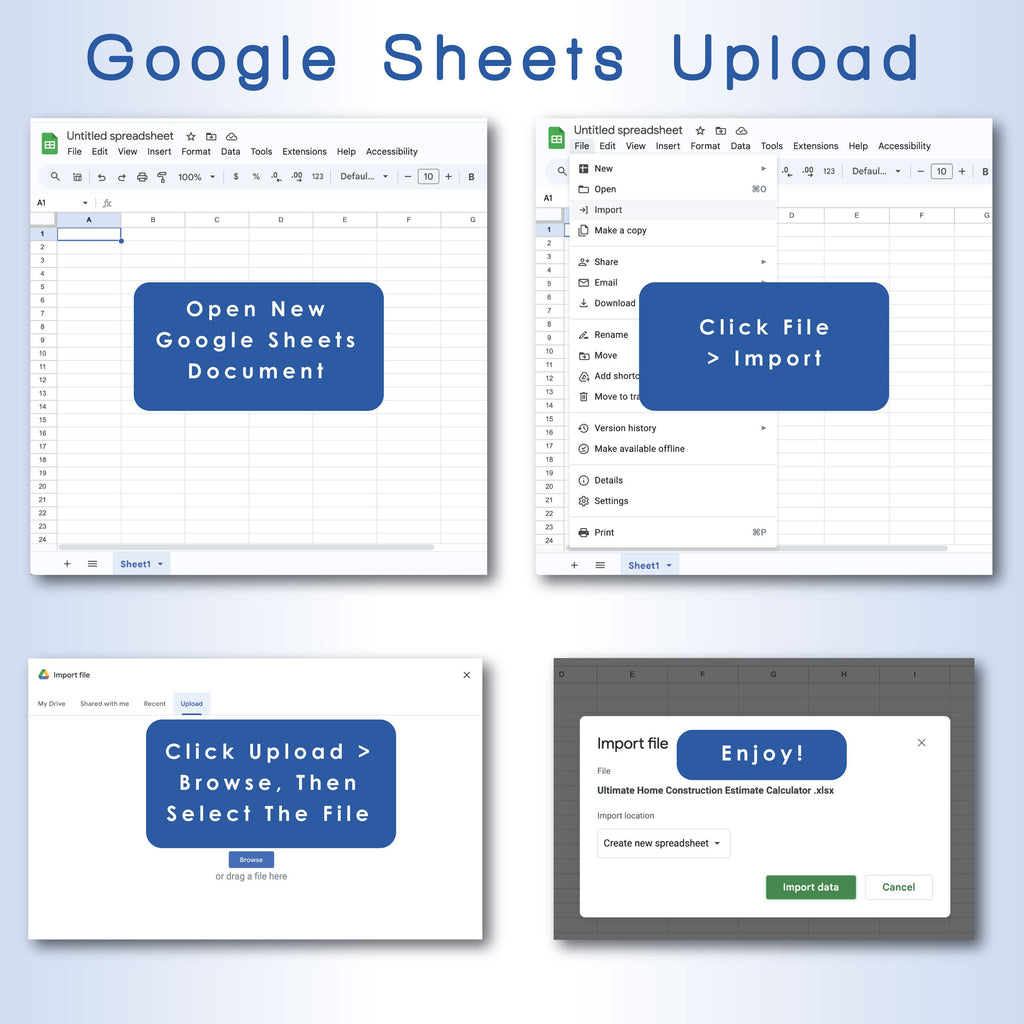 Construction Estimate Calculator Pro, Digital Printable Estimate Builder Template, Contractor Estimate Spreadsheet & Project Management